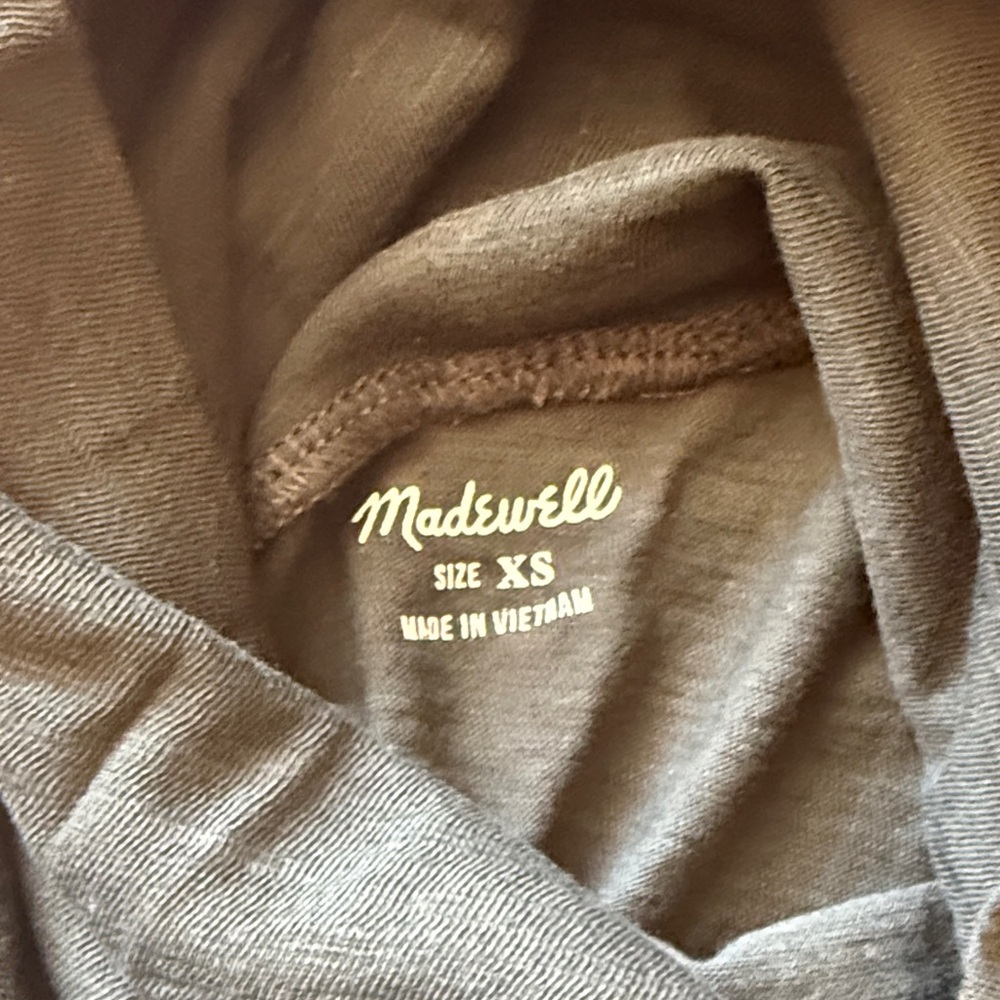 Madewell Forest Green Turtleneck Top XS - Picture 6 of 15